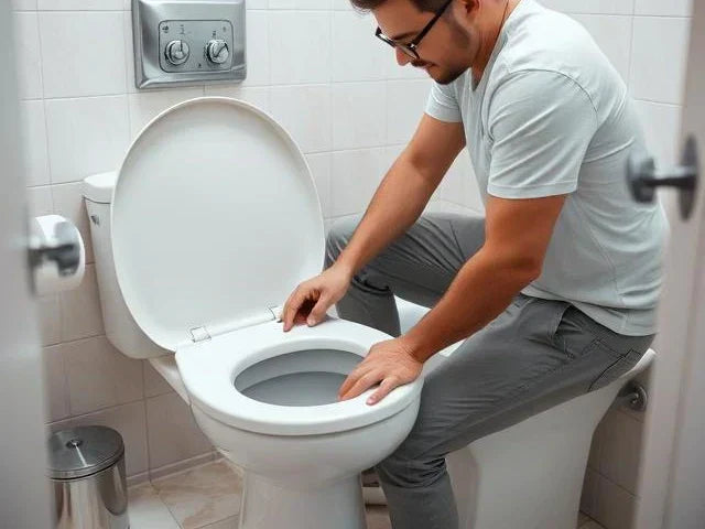 how to change a toilet seat