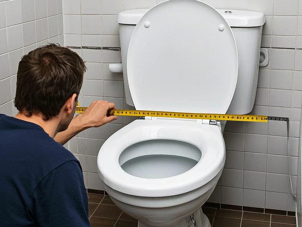 how to measure toilet rough in