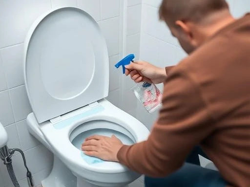 how to remove hard water stains from toilet