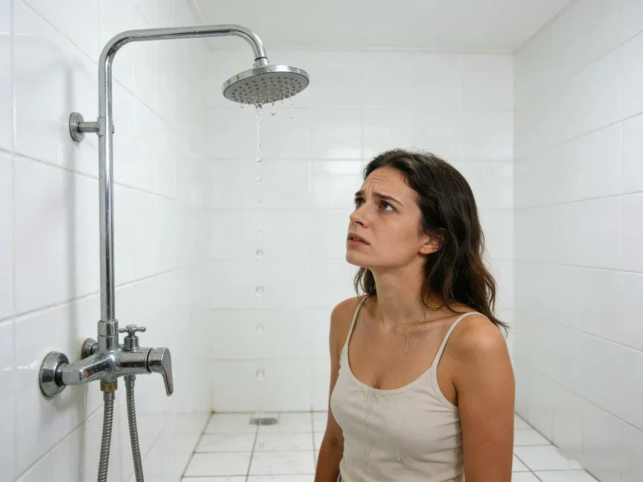 fixing shower faucet