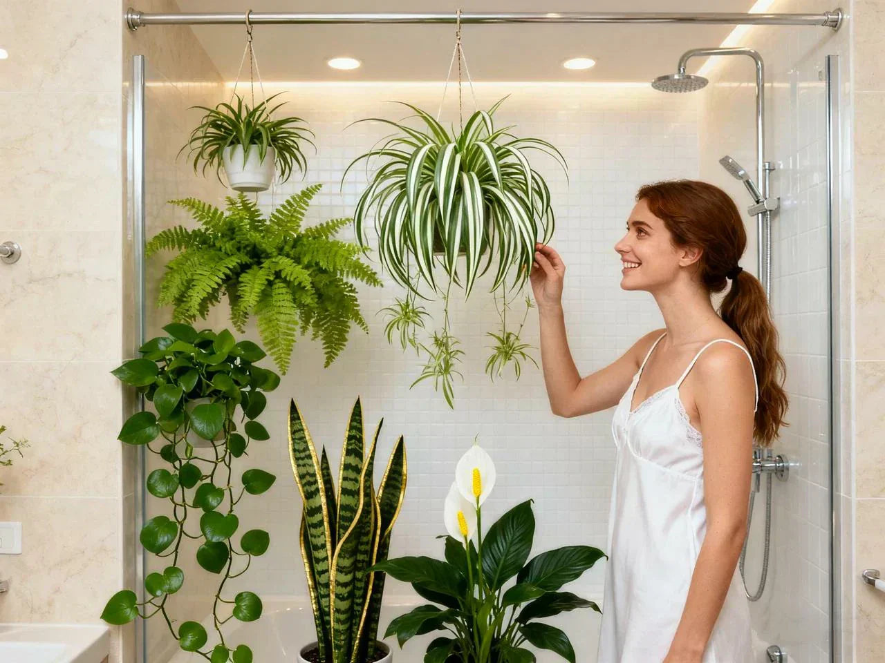 shower plants