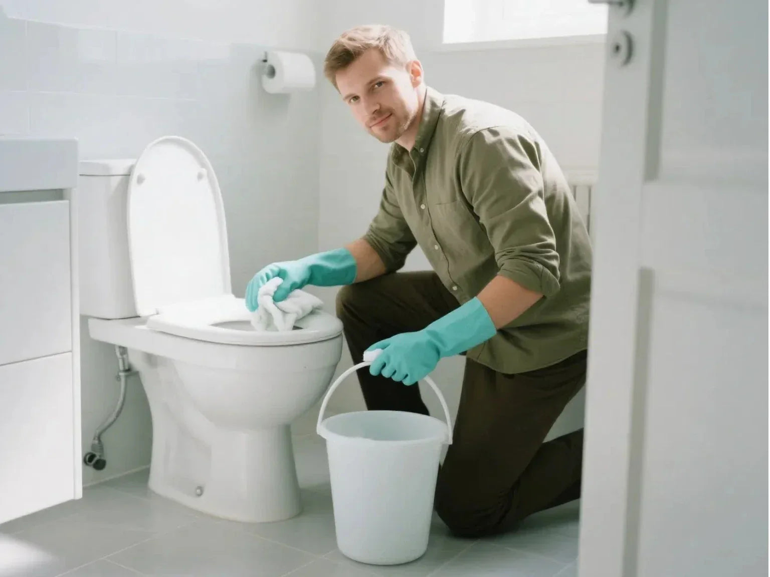 how to drain a toilet