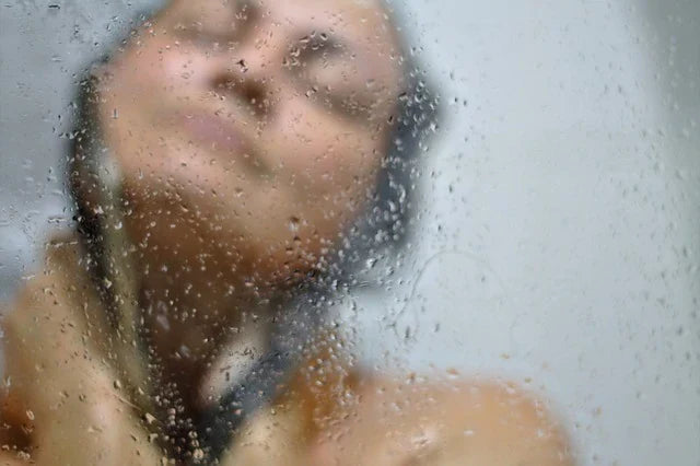 rain glass shower door