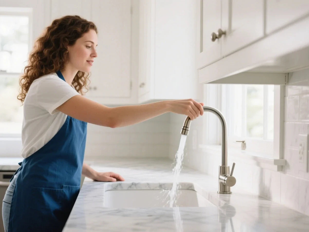 replace kitchen faucet