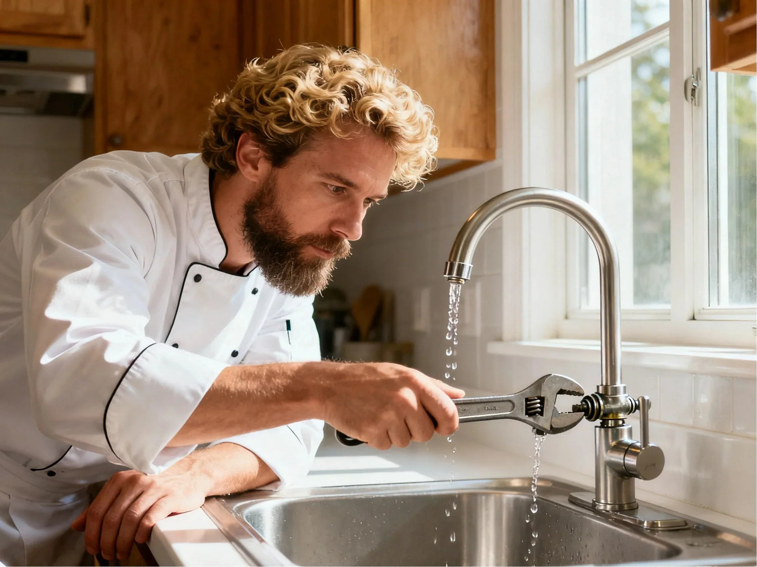 how to tighten kitchen faucet