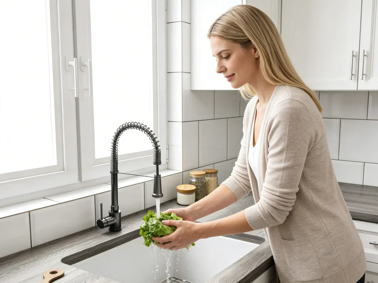matte black kitchen sink