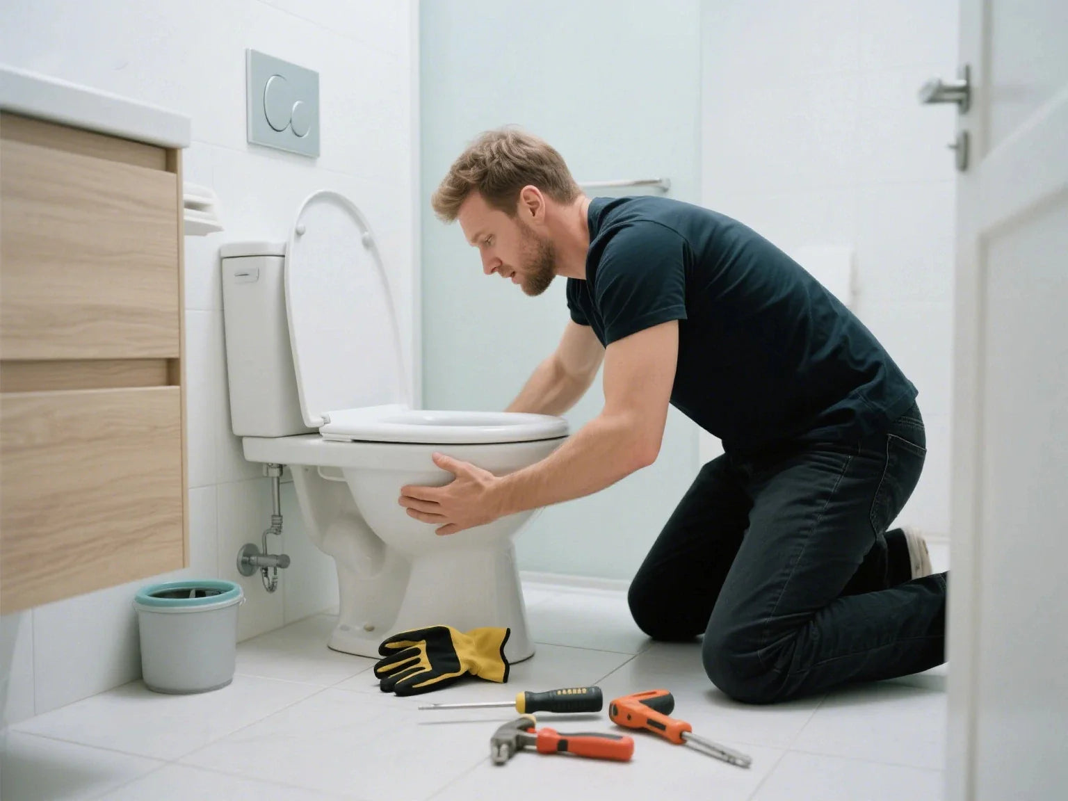 how to replace wax ring on toilet