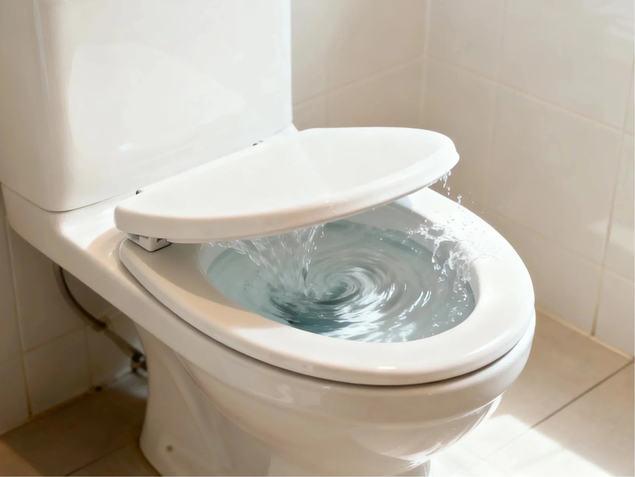 toilet flushing slow