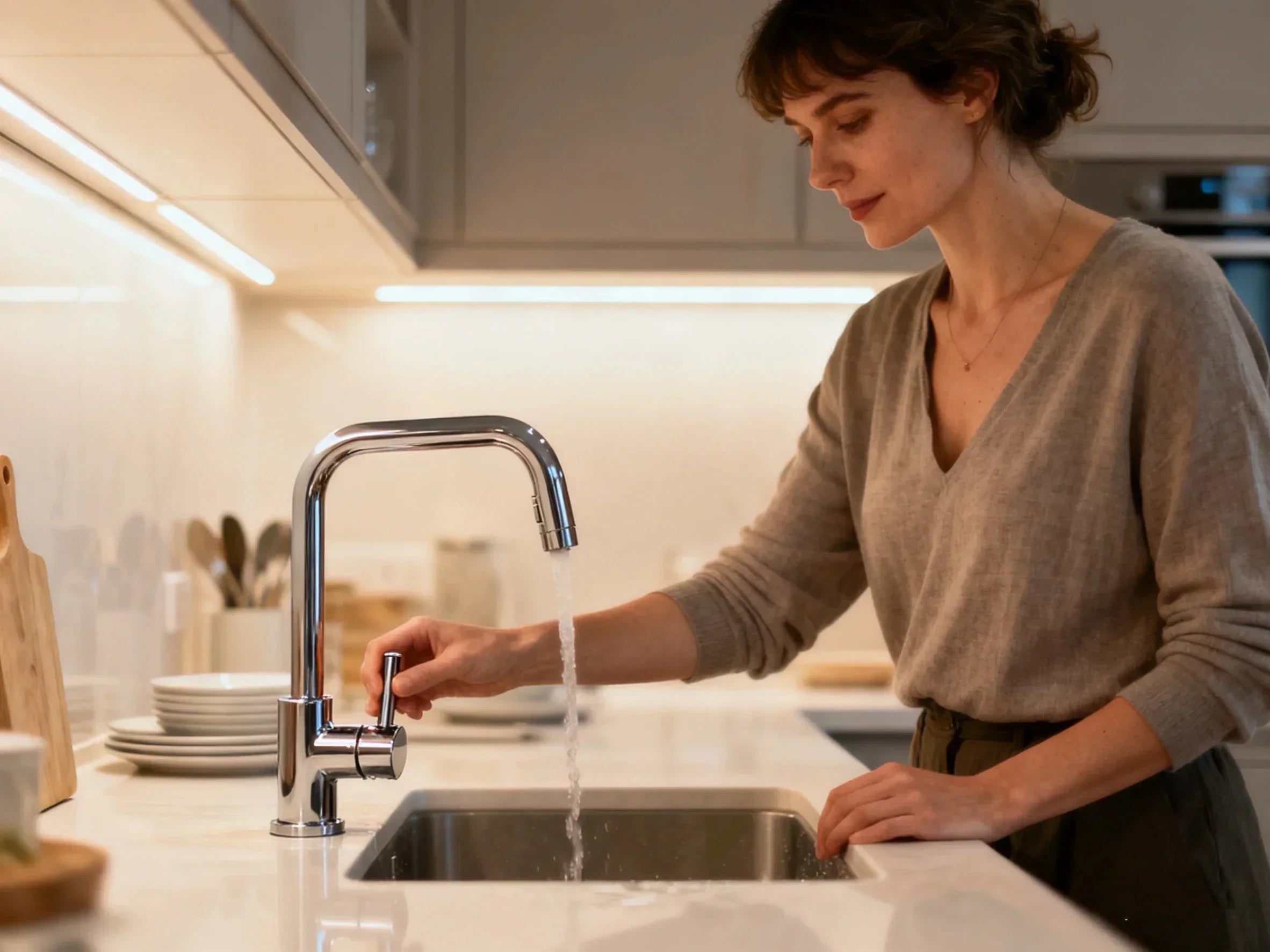 single handle kitchen faucet