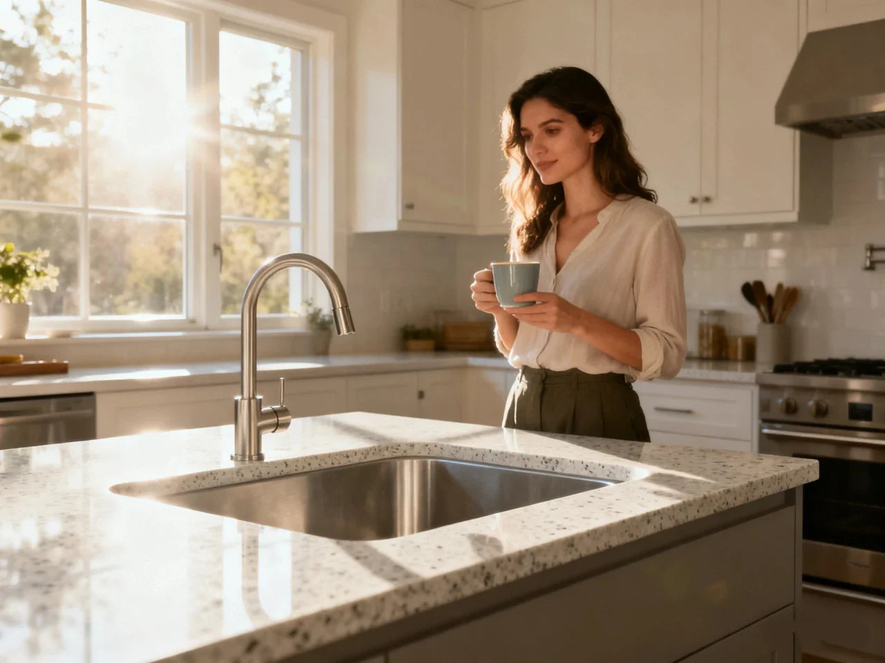 drop in sink