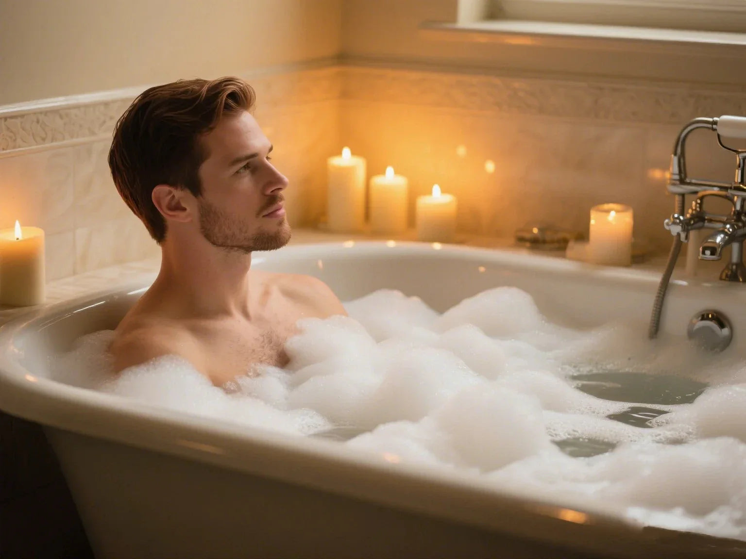 soaking bathtub