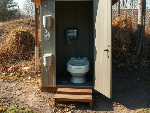 how does a composting toilet work