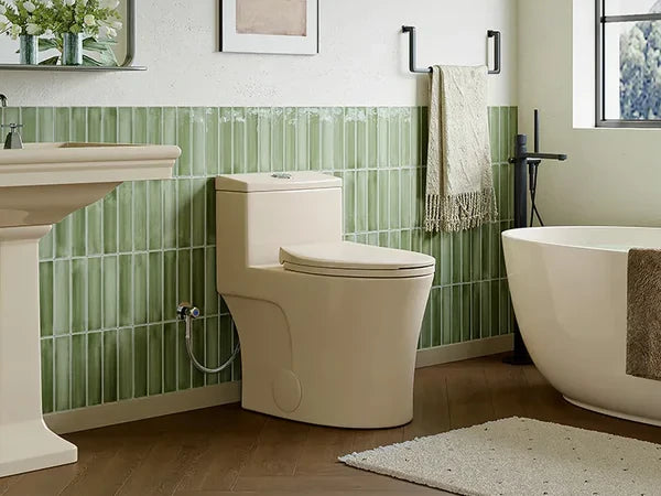 Beige Colored Toilets With Inviting Aesthetic