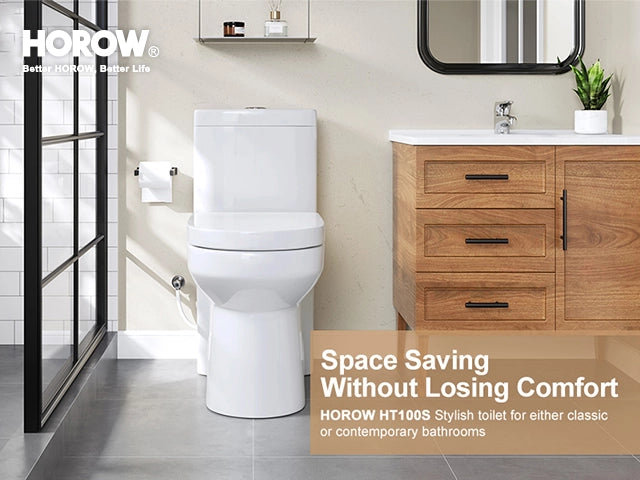 Enhance Your Apartment with the HOROW HWMT 8733 Toilet: Perfect Fit for a 10-Inch Rough-In