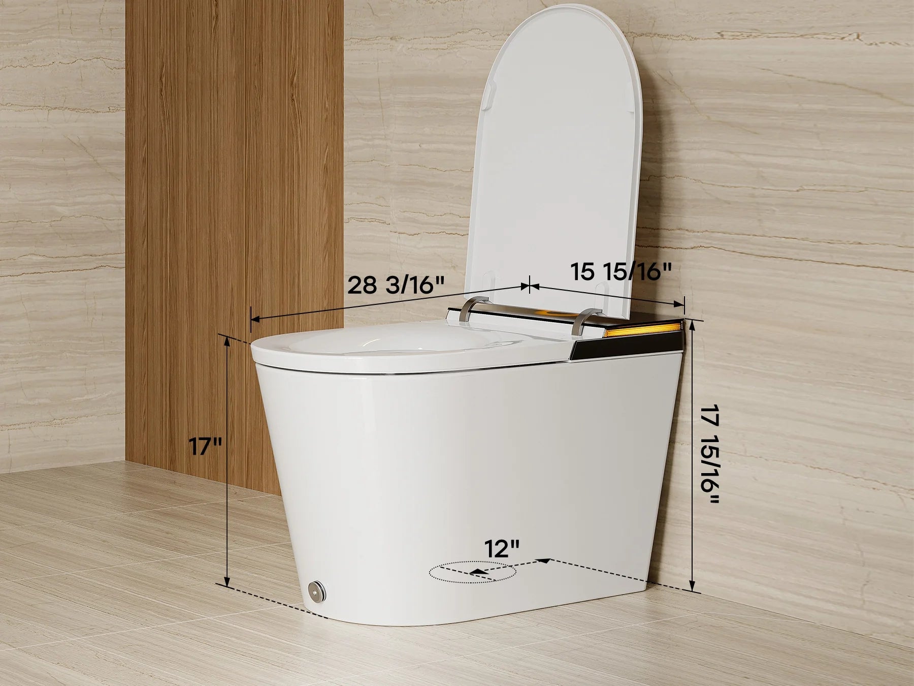 Low Water Pressure? The HOROW X70 Smart Toilet with Pump Is the Answer