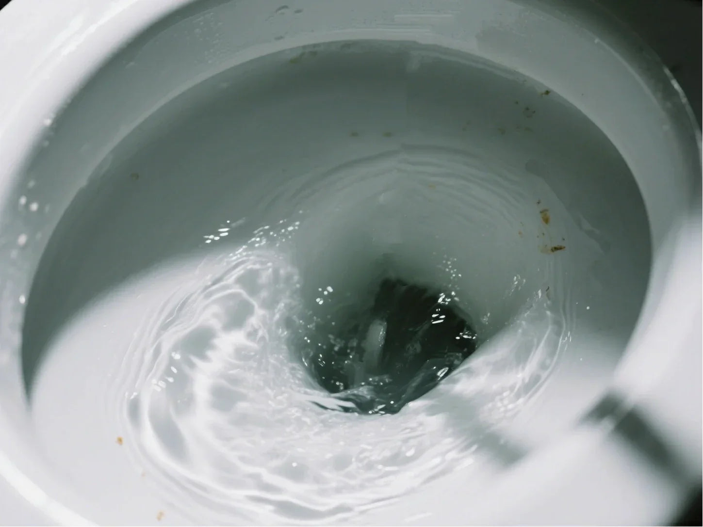 where does toilet water go