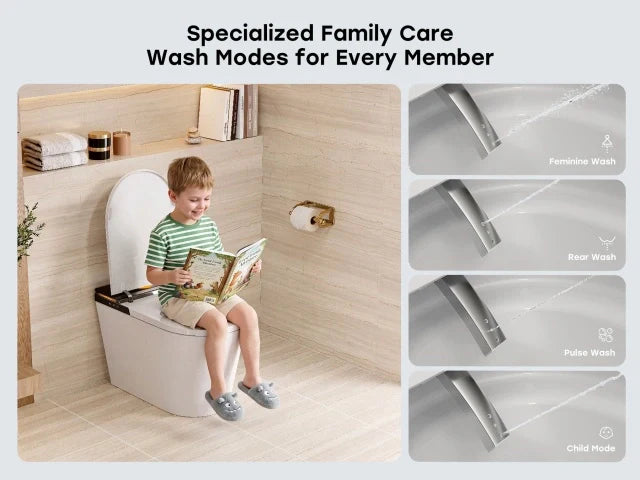 Modern Bathroom Upgrade: HOROW X70 Auto Lid and Flush Smart Toilet