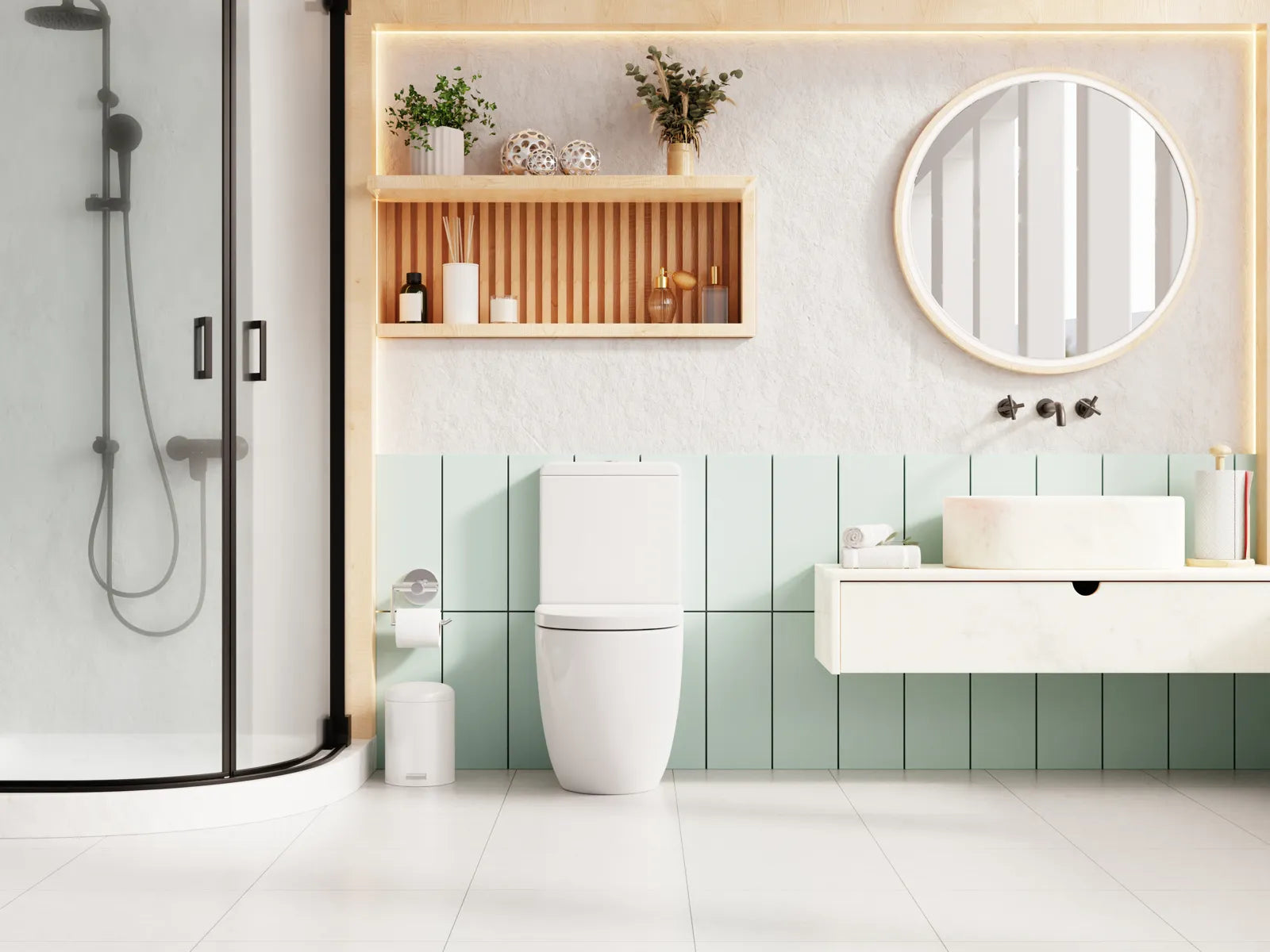 Postpartum Bathroom Essentials: A Soothing Bathroom Space for Mom's Post-Birth Recovery