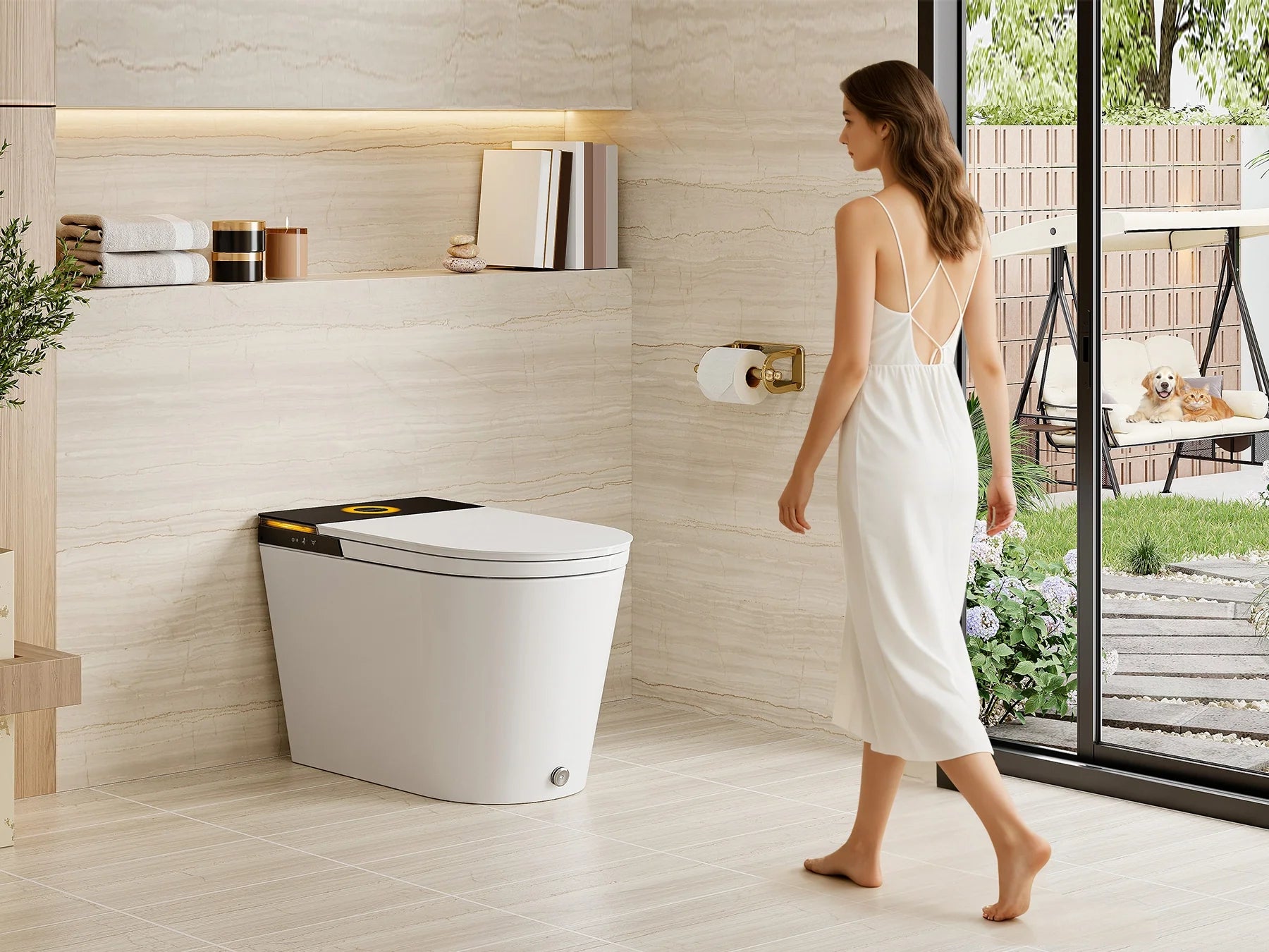 Upgrade Hygiene with a Bidet Toilet That Closes Before Flushing (X70)