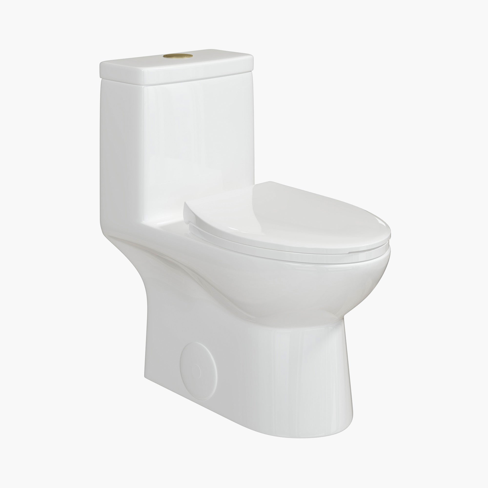 HOROW 12 Inch Modern Floor Mounted Toilet Luxury Toilet Design Model T0337W-G