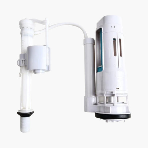 Dual Flush Toilet Valve & Button Kit - Top Mount Cistern Replacement Syphon For Bathroom Repair 7 thumbnail image