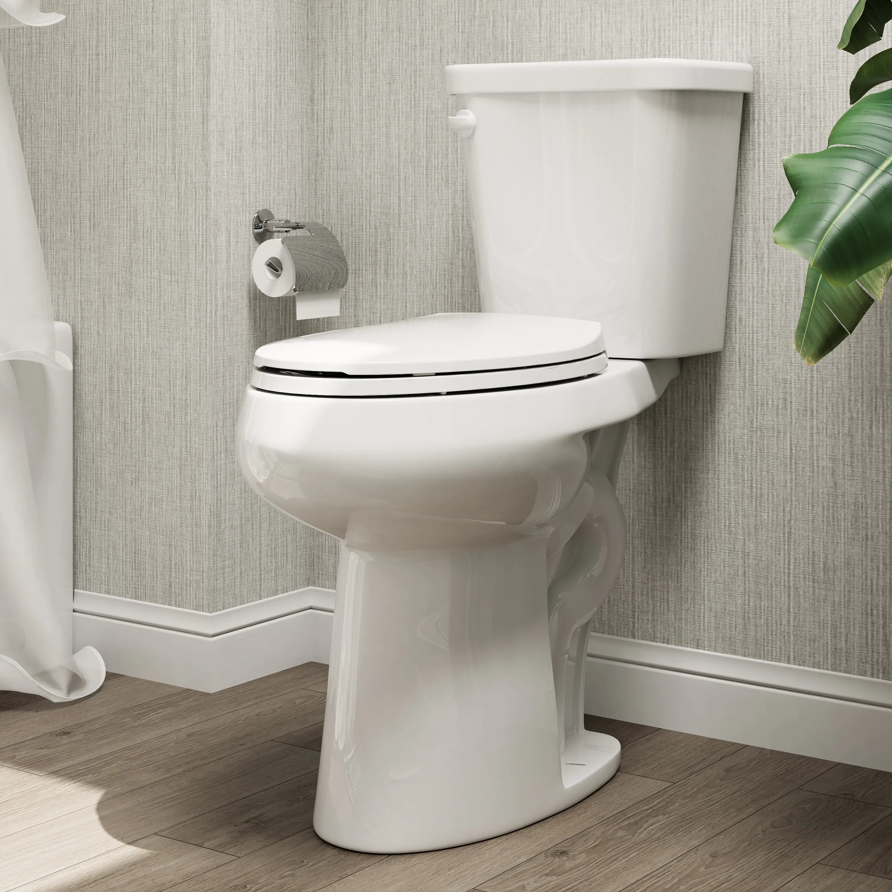 Elongated 2 Piece Toilet with Single Flush and ADA Model HWTT - E03S