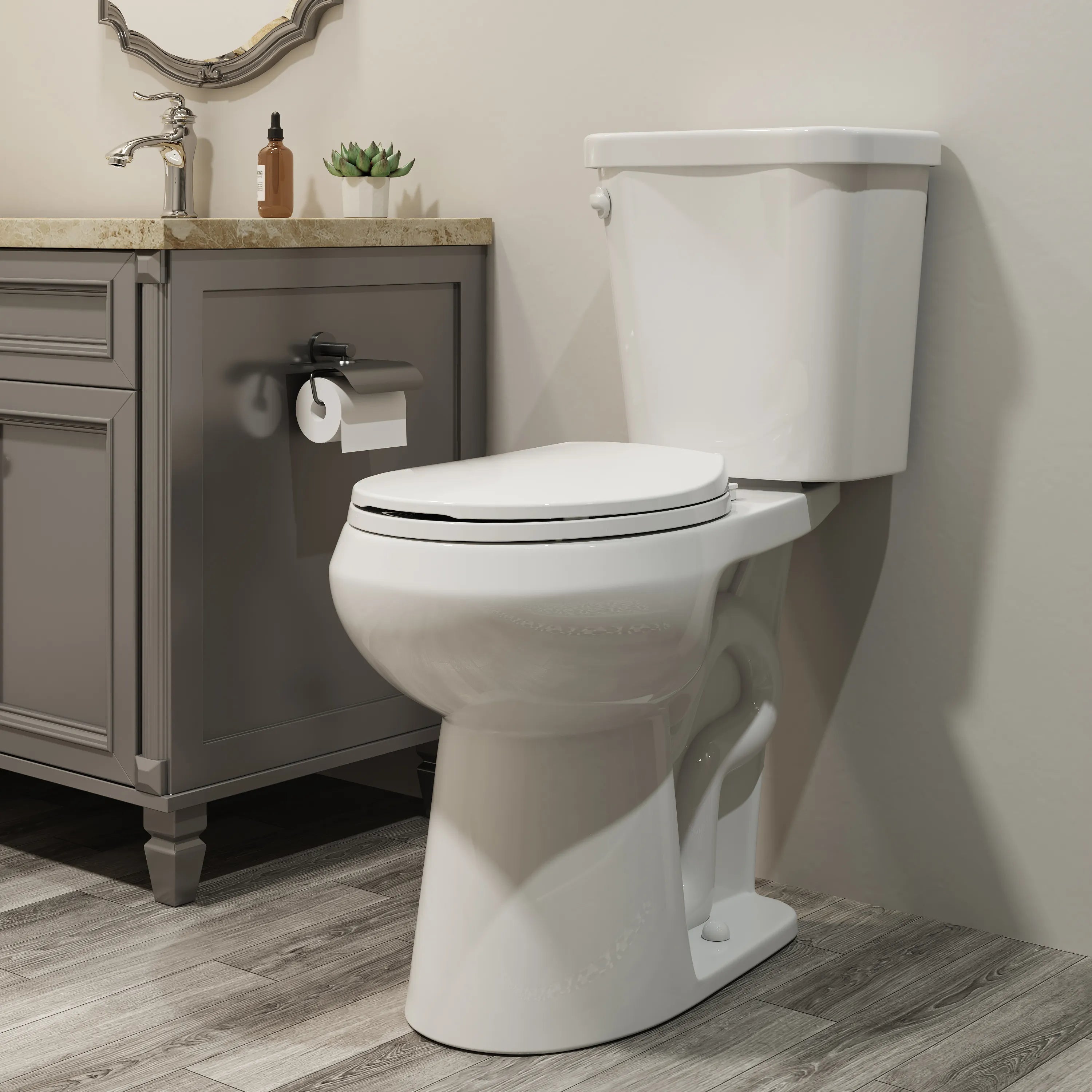 12 Inch Rough In 2 Piece Toilet with ADA Compliant and Single Flush Model HWTT - R03S