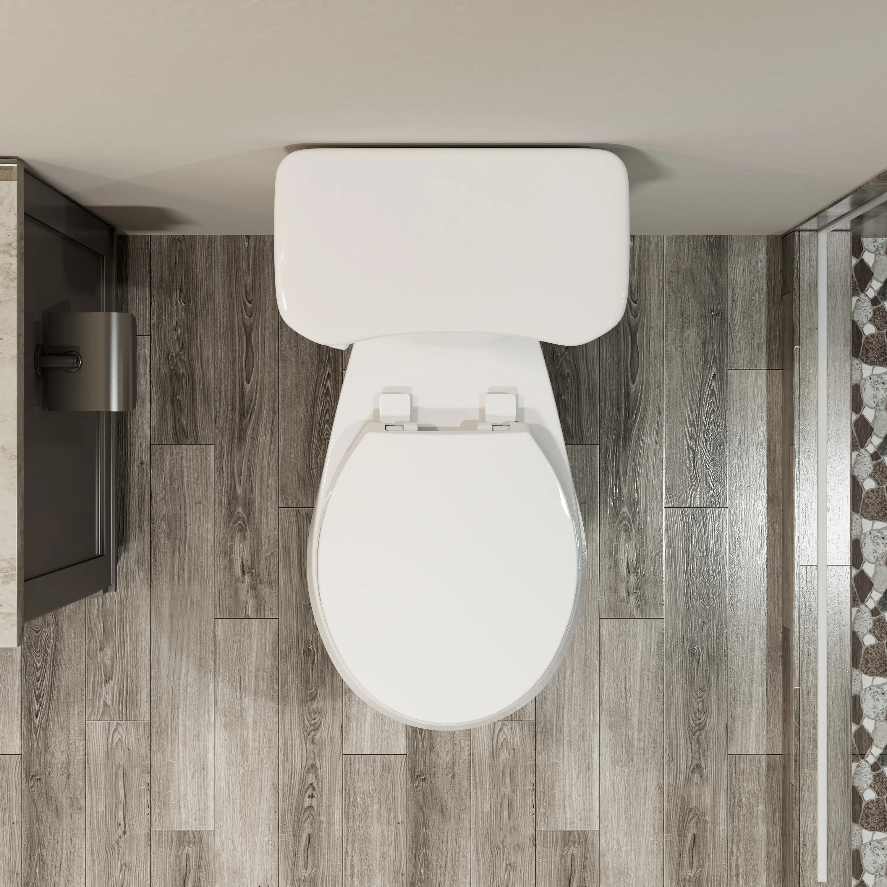 12 Inch Rough In 2 Piece Toilet with ADA Compliant and Single Flush Model HWTT - R03S