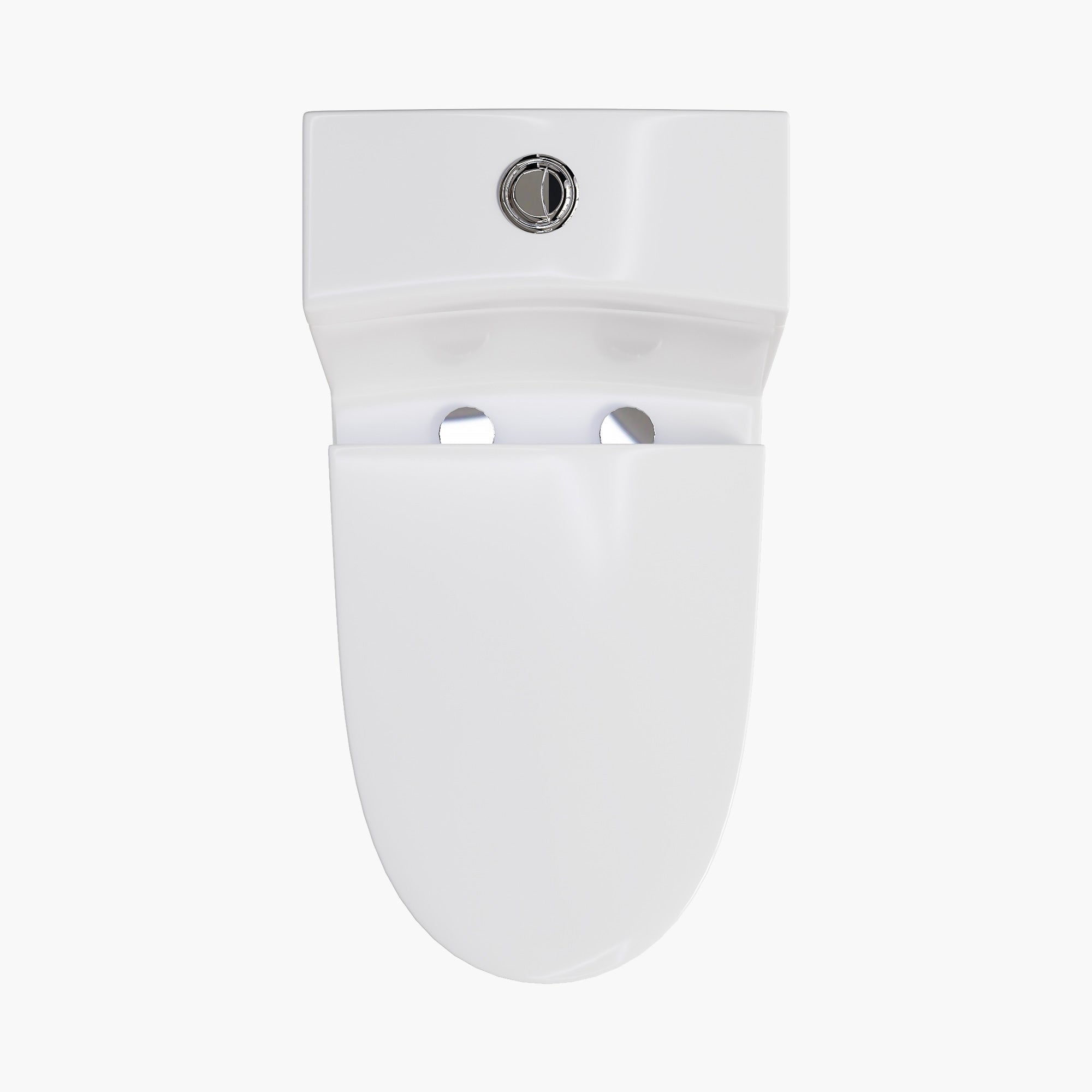 HOROW Compact Elongated Toilet One Piece Dual Flush 1.1 OR 1.6 GPF Toilet Model T0280W