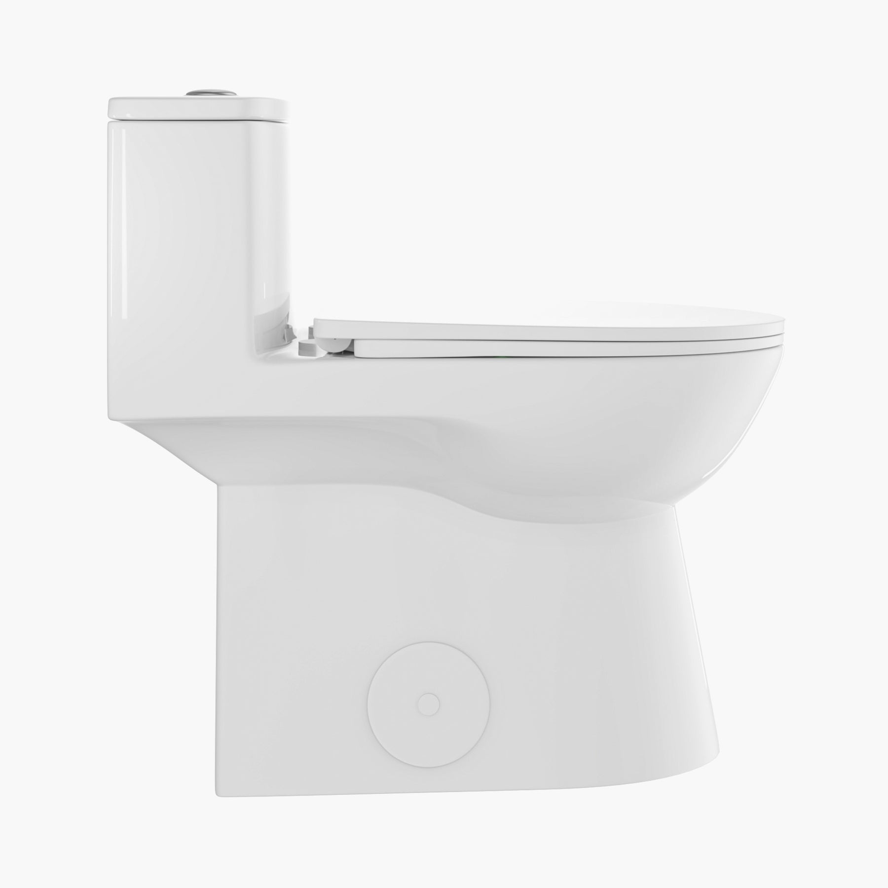 HOROW Best Dual Flush Toilet Modern Elongated Raised Toilet Seat
