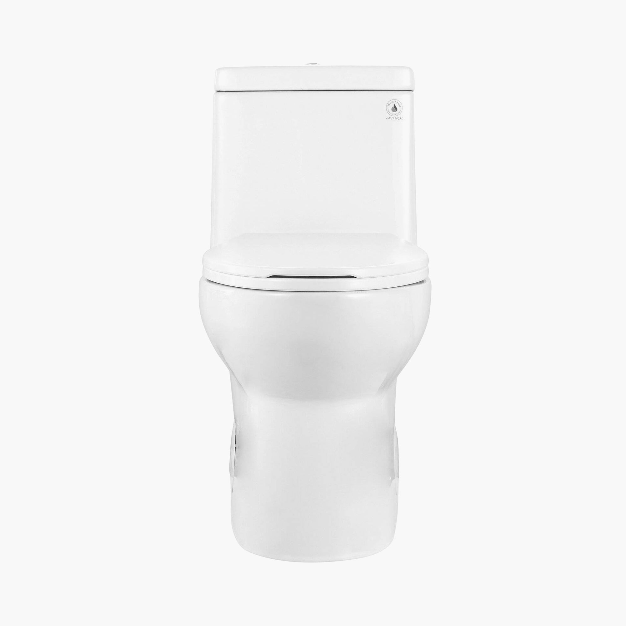 HOROW 12 Inch Rough In Toilet Dual Flush Elongated One Piece Toilet Model T0337W