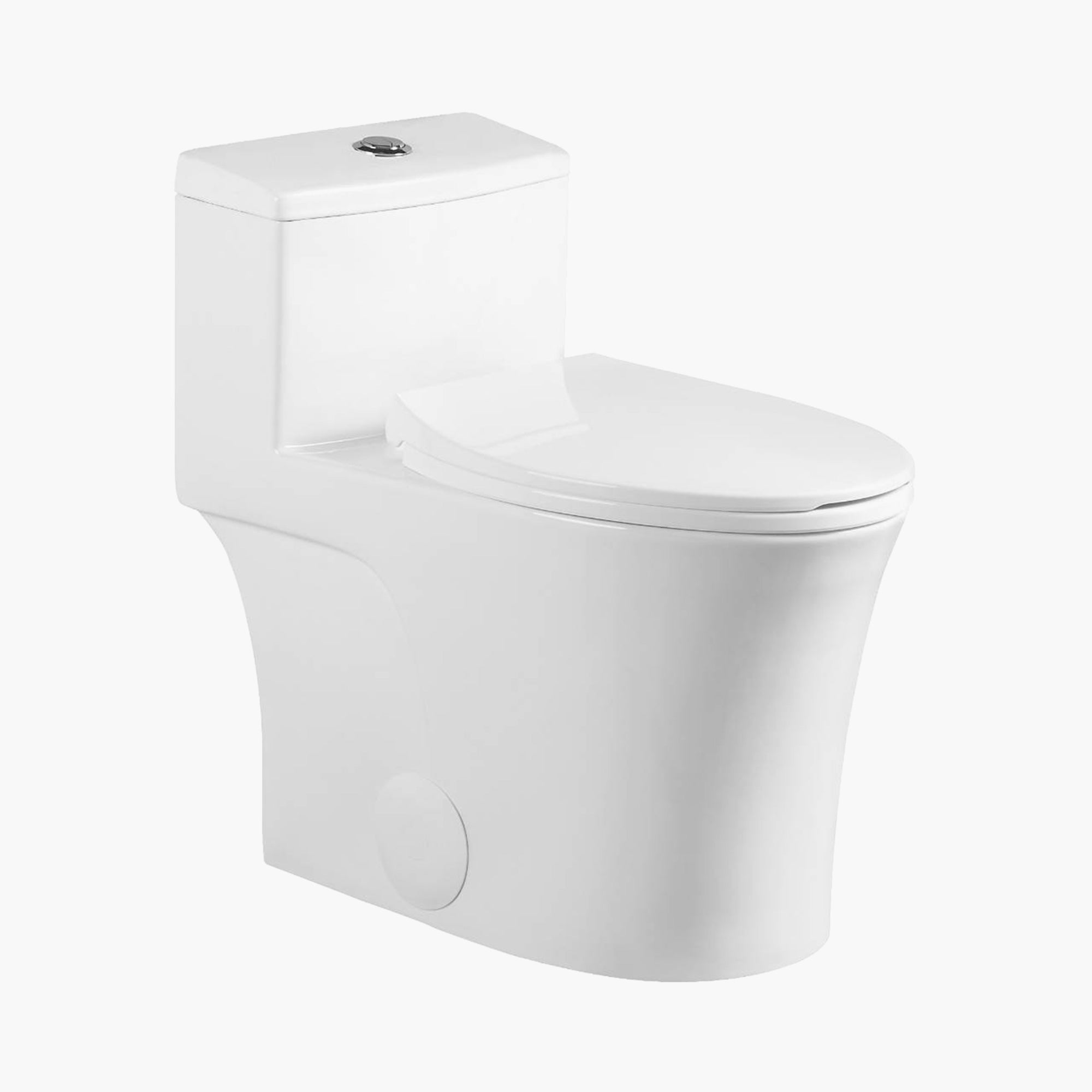 HOROW 10 Inch Rough Toilet Bowl Elongated One Piece Toilet Model T0338W-10
