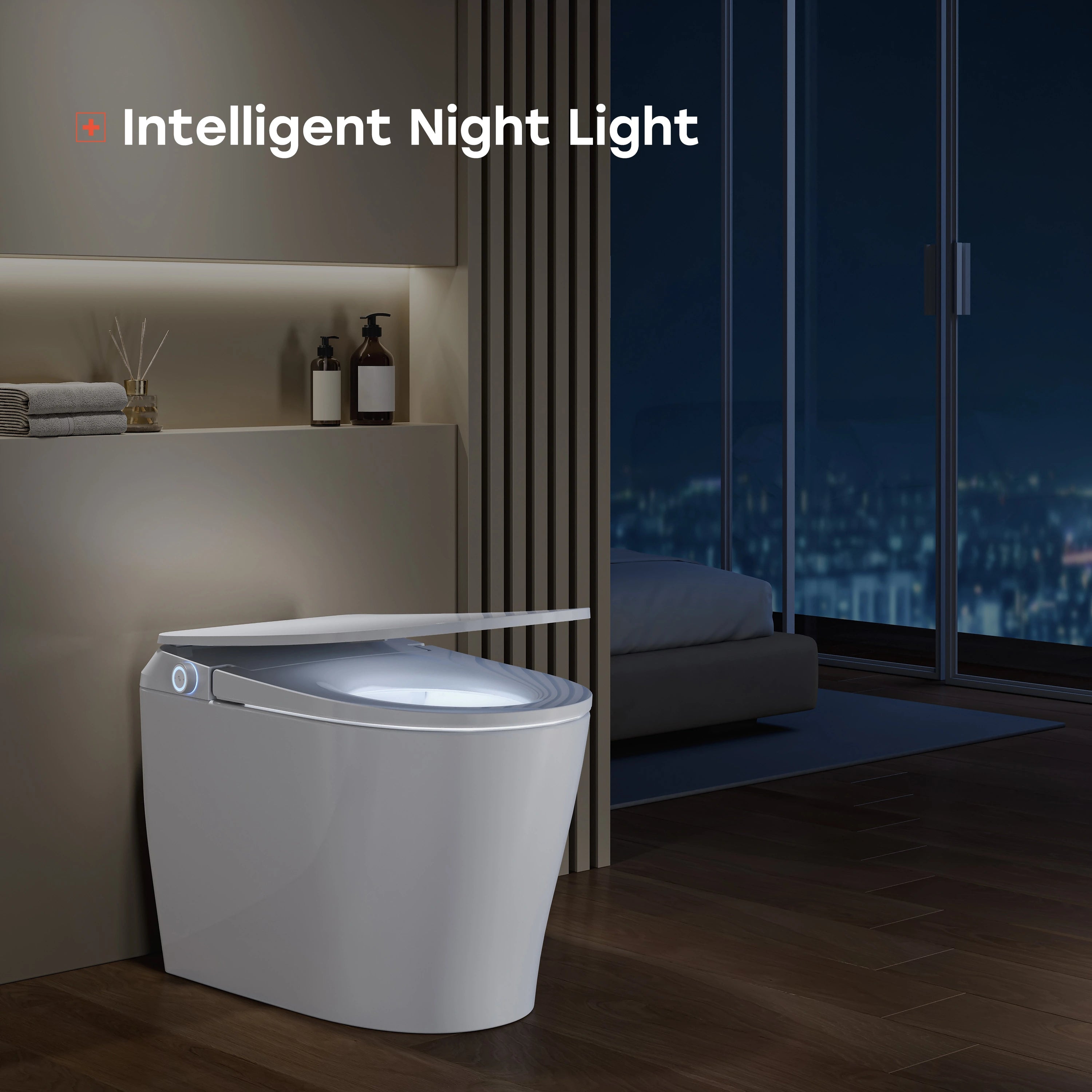 Smart Toilet with All Cover Lid and Power Outage Flush Model T32