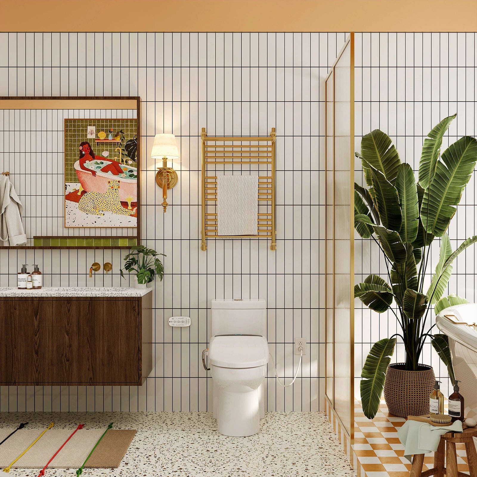 HOROW Bidet Toilet Seat With Heated Seat Dryer bidet Model B0503