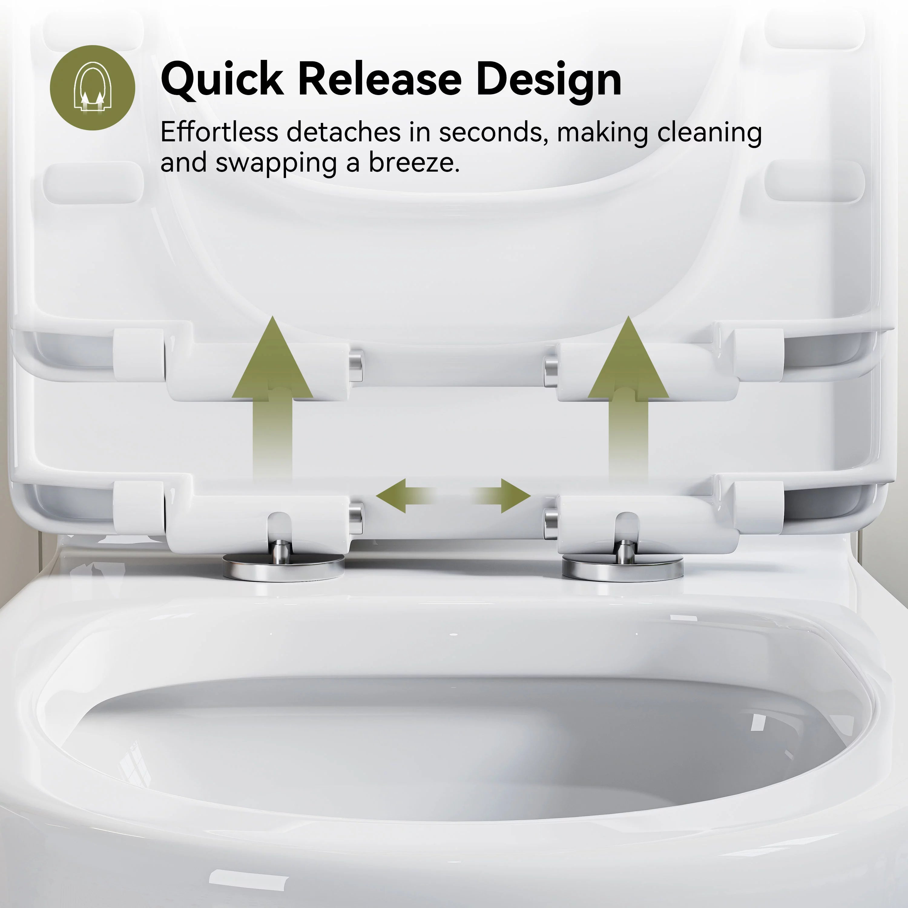 HOROW 76D-10 One-Piece Toilet – 10 Inch Rough-In with Dual Flush