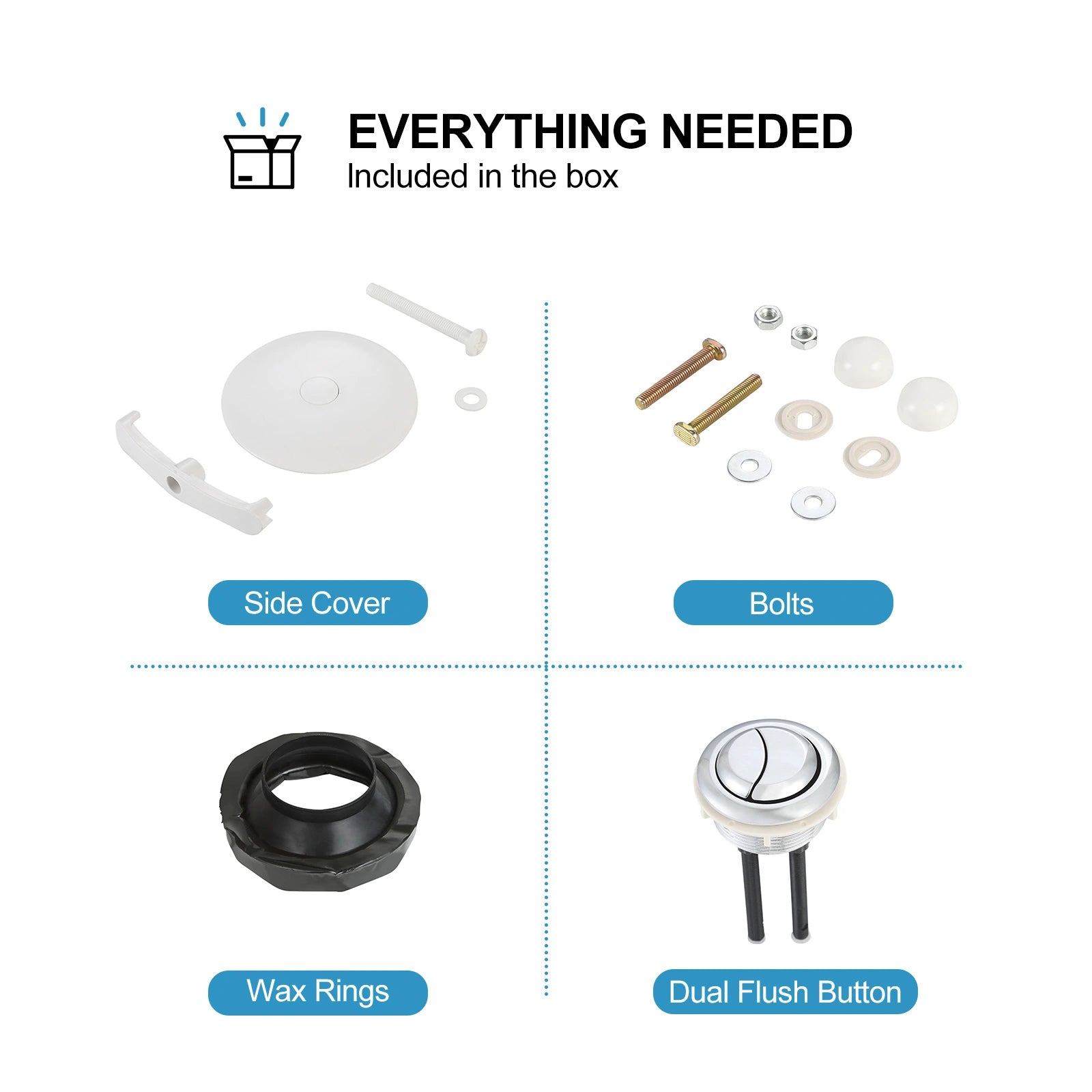 HOROW Best Floor Mounted Elongated Seat One Piece Toilet Model HWMT138