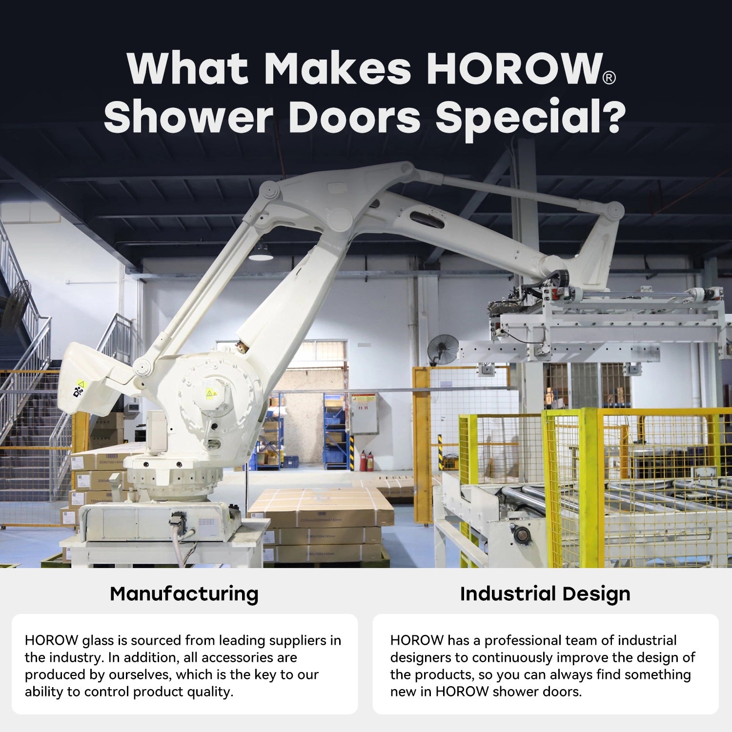 HOROW MI6076-BN 60" Frameless Glass Shower Door in Brushed Nickel