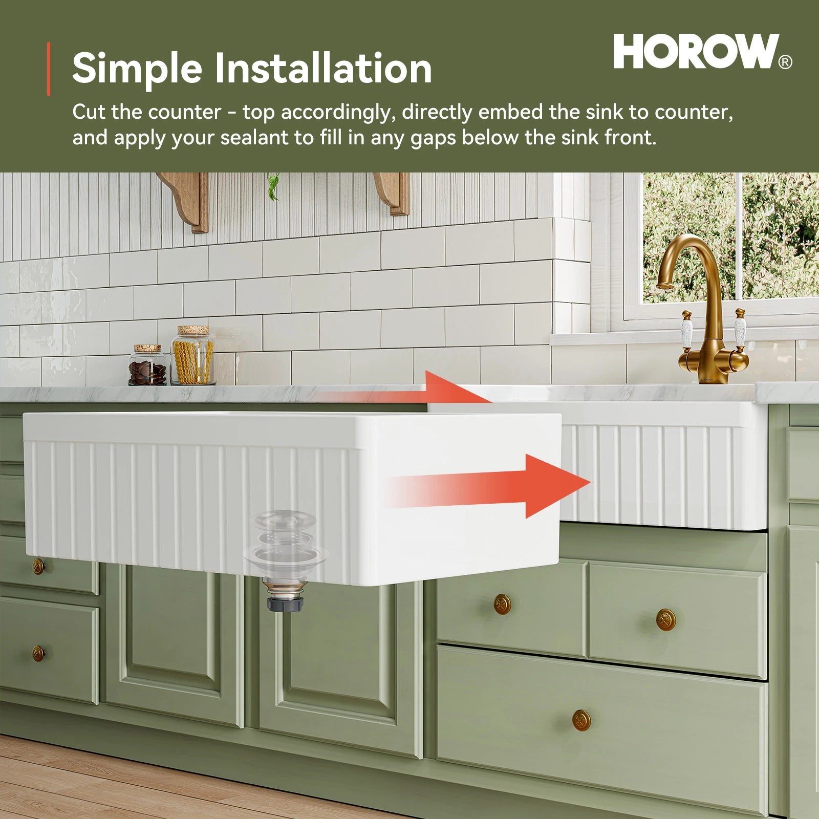 33 Inch Undermount Workstation Kitchen Sink with Grid