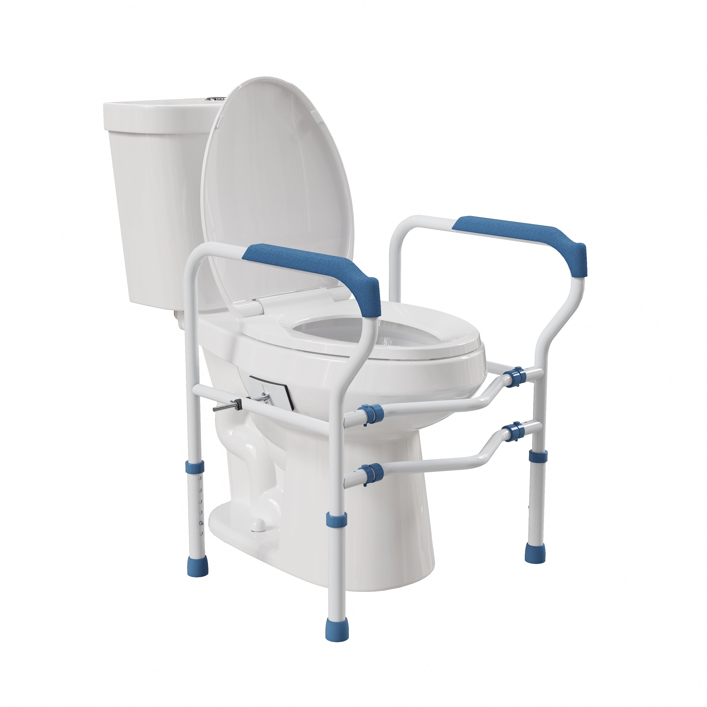 Toilet Safety Rails - Heavy-Duty Adjustable Support Jordan Toilet Safety Rails - Heavy-Duty Adjustable Support Jordan
