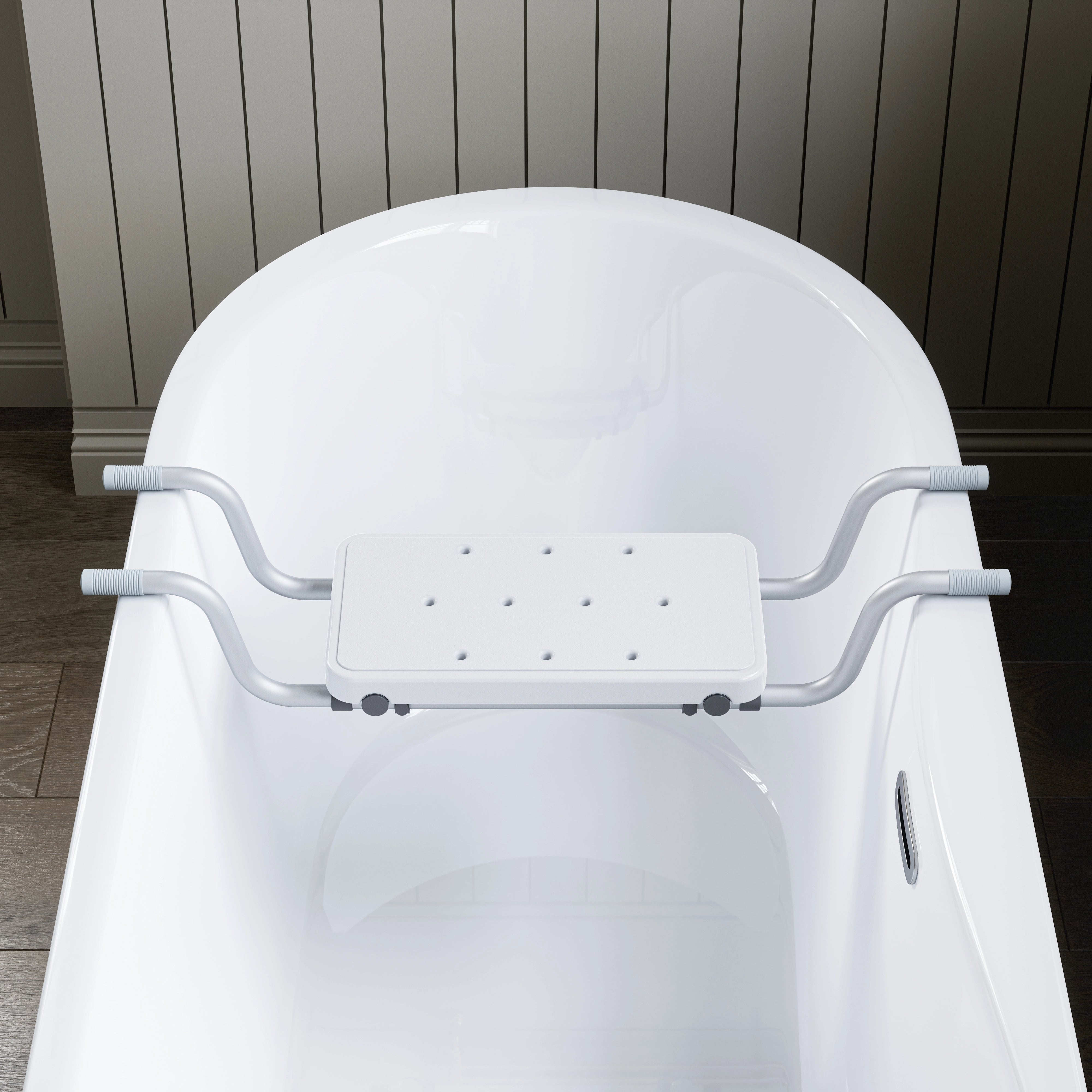 Bathtub Seat with Non-Slip Handles for Elderly – Safe & Comfortable Bath Chair
