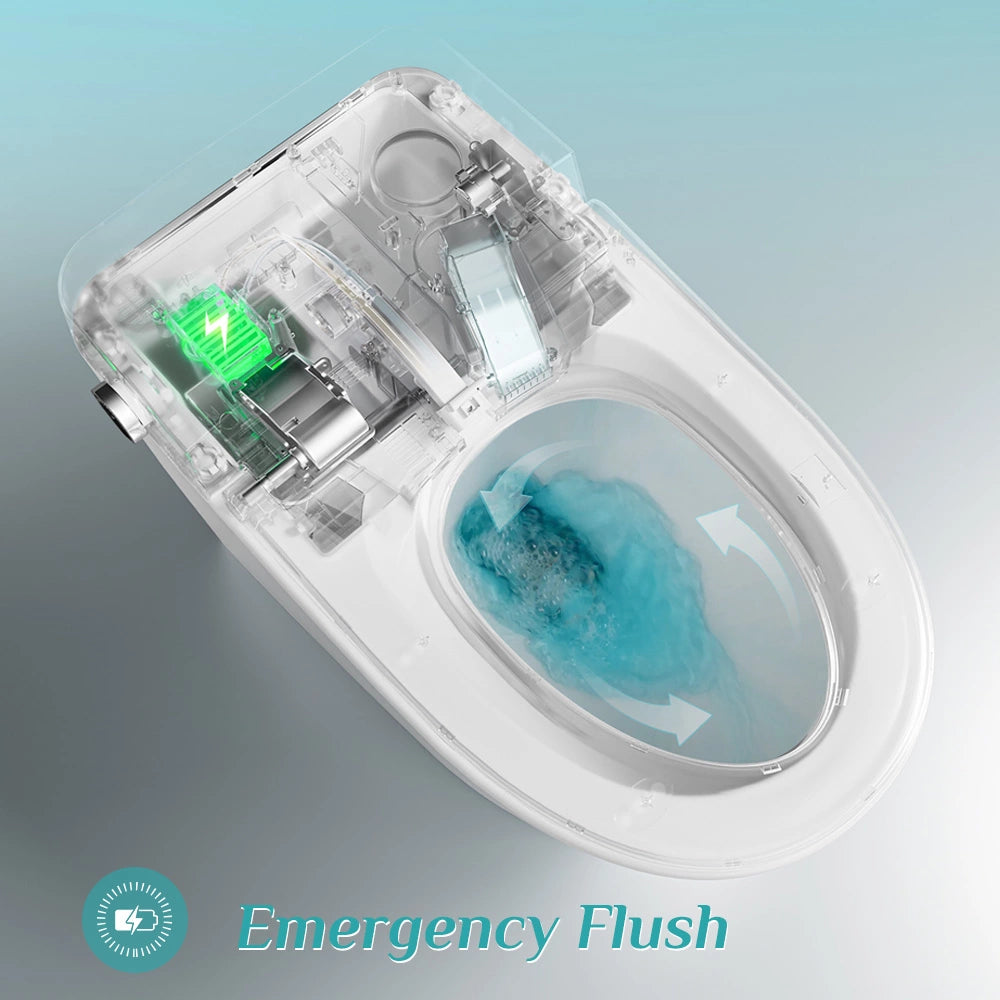 HOROW Best Bidet Toilet Combo Heated Toilet Seat Elongated Model T05