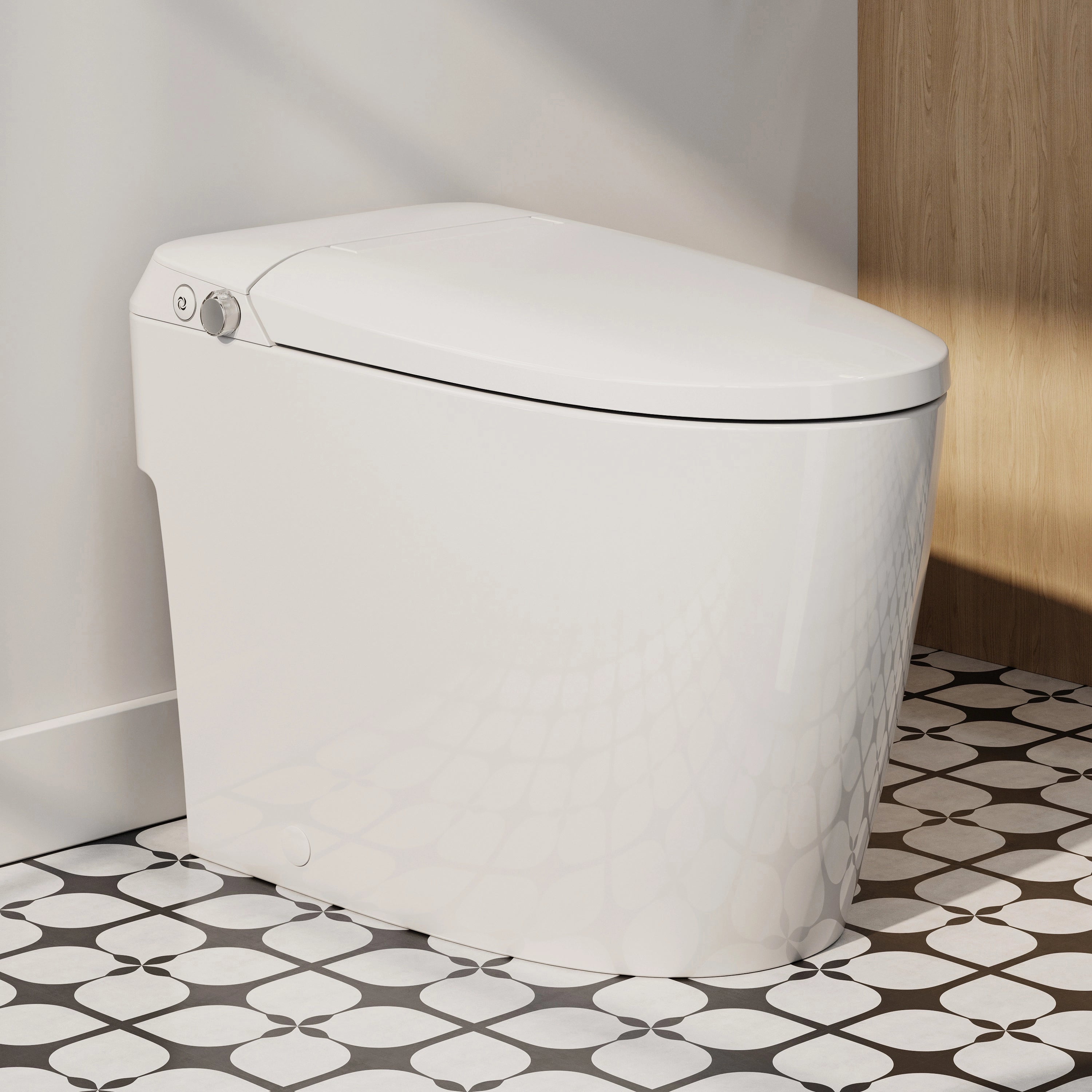 HOROW T30-NE 10-Inch Rough-In Non-Electric Bidet Toilet