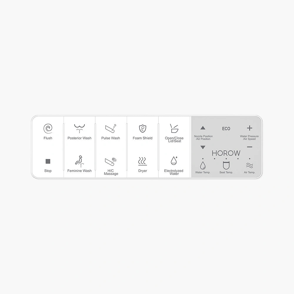 HOROW X70-04-01 Remote Control Kit for HOROW X70 Smart Toilet