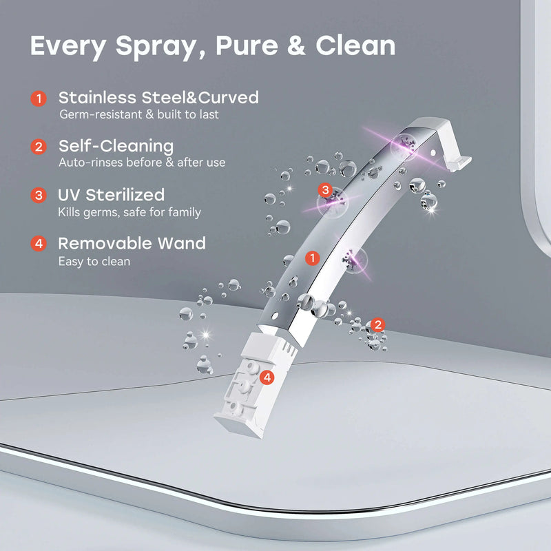 auto cleaning smart toilet nozzle