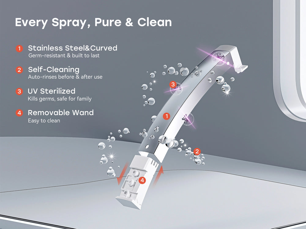 smart toilet bidet features HOROW